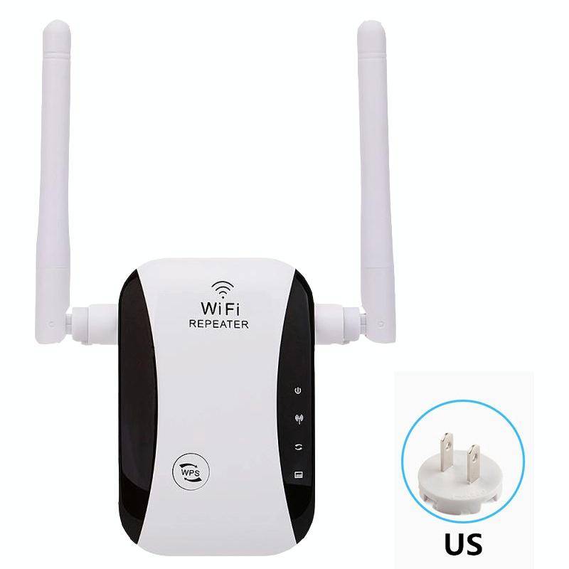 KP300T 300Mbps Home Mini Repeater WiFi Signal Amplifier Wireless Network Router, Plug Type:US Plug