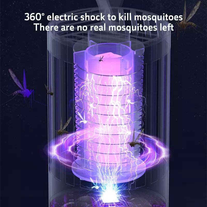 DAI HEART Electric Mosquito Killer Lamp Outdoor Household Photocatalyst Mosquito Killer,Style: Re...