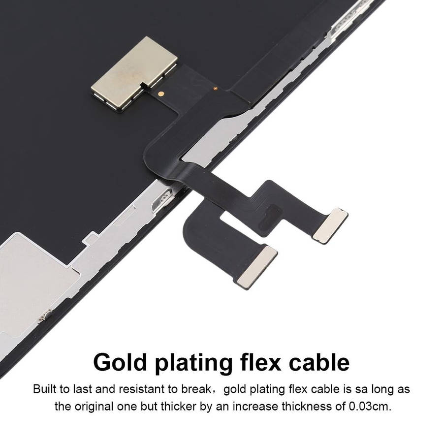 Soft OLED LCD Screen for iPhone X with Digitizer Full Assembly(Black)