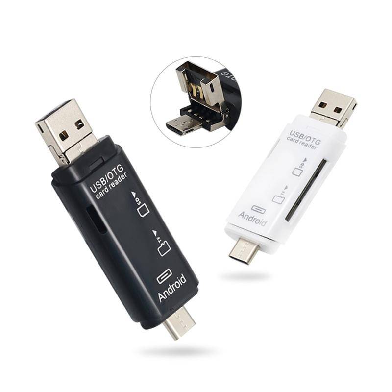 D-178 5 In 1 Type-C / USB-C Multi-function Card Reader (White)