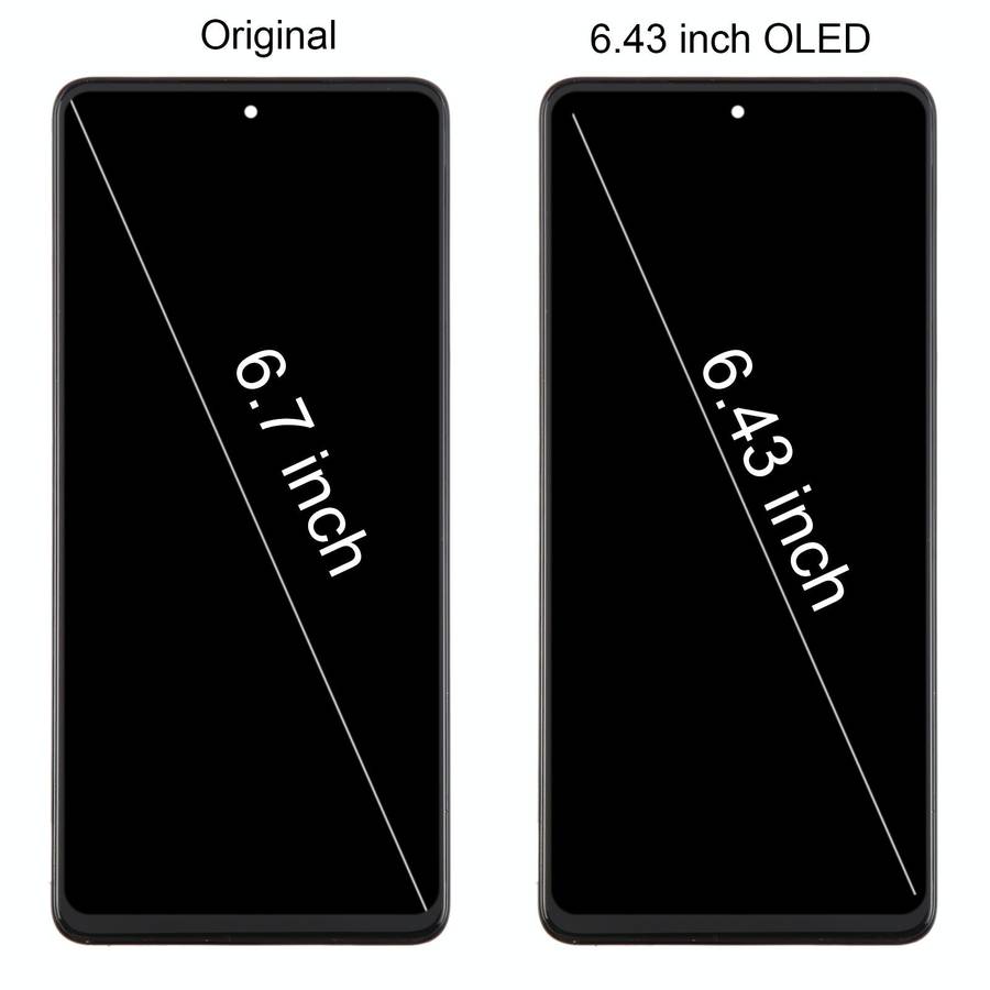 For Samsung Galaxy M53 SM-M536B 6.43inch OLED LCD Screen Digitizer Full Assembly with Frame