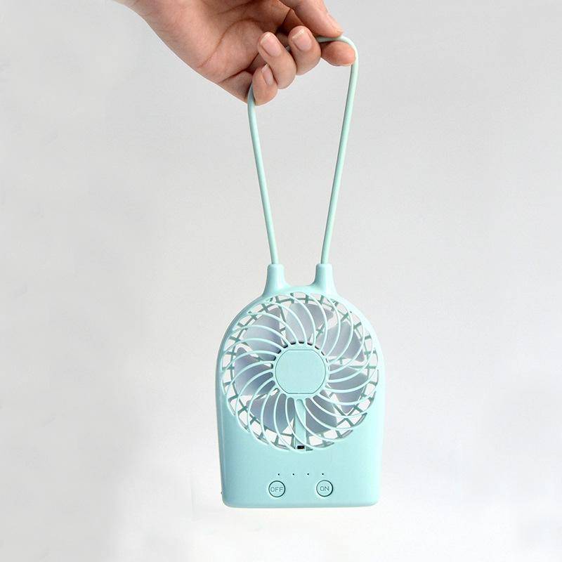 Rechargeable Cute Mini Fan Desktop(Green)