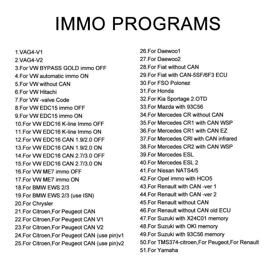 SQU OF80 Universal Car Emulator Signal Reset Immo / Tacho Programs Place ESL Diagnostic Seat Occu...