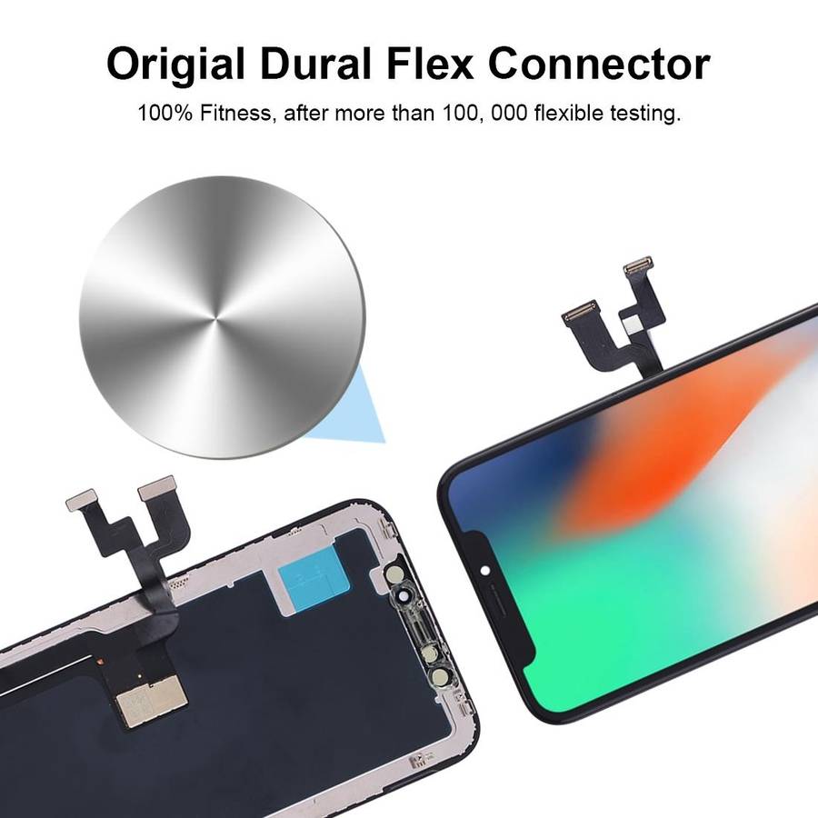 incell TFT Material Digitizer Assembly(LCD + Frame + Touch Pad) for iPhone X(Black)