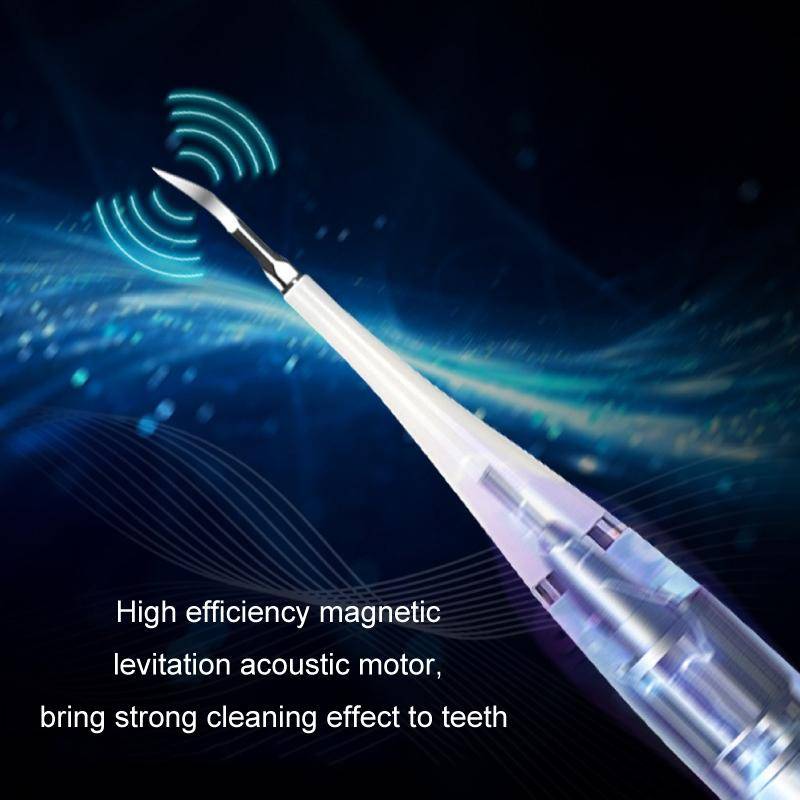 6 In 1 Electric Dental Scaler Calculus Removal Teeth Cleaning Set, Color: Black Exclusive