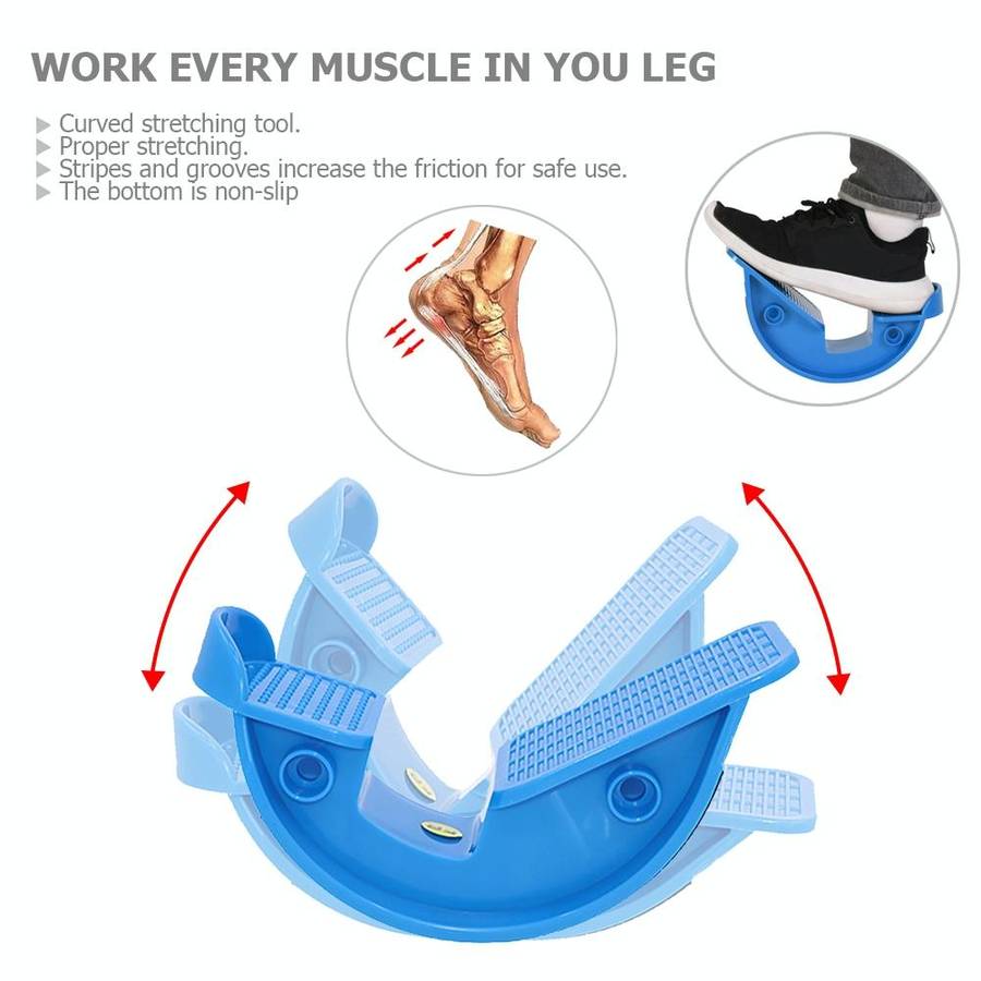 Fitness Inclined Stretching Board Trainer Calf Relaxation Standing Stretching Pedal, Color: Purpl...