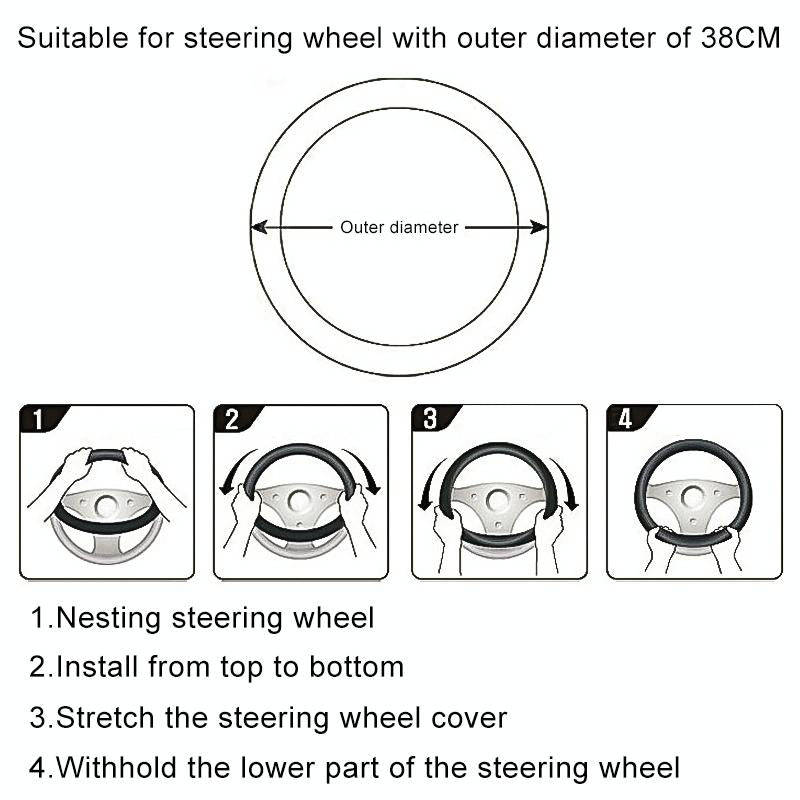 Sandwich Steering Wheel Cover