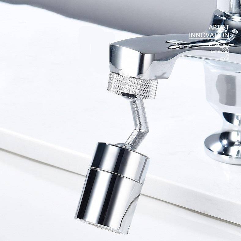 Universal Faucet Splash Guard Faucet Extender Connector, Specification: M24 Outer Teeth 2 Water O...