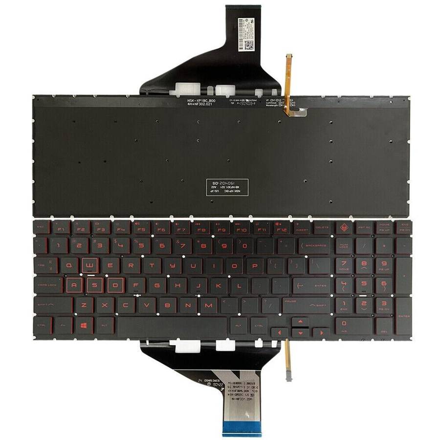 For HP 15-DC / 15-DH Red US Version Laptop Backlight Keyboard