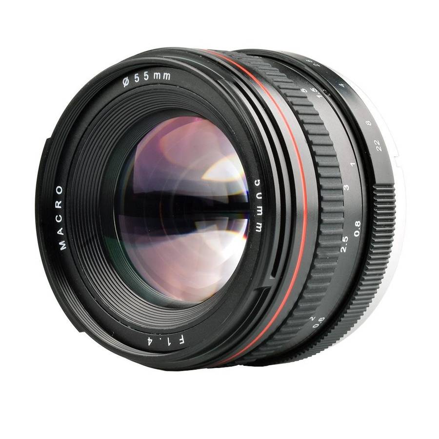 Lightdow EF 50mm F1.4 USM Large Aperture Portrait Fixed Focus Lens for Canon