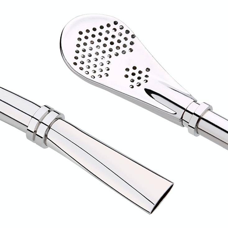 Stainless Steel Tea Leaf Filtered Drinking Straw Herb Tea Filter Tea Strainer Juice Cafe Coffee S...