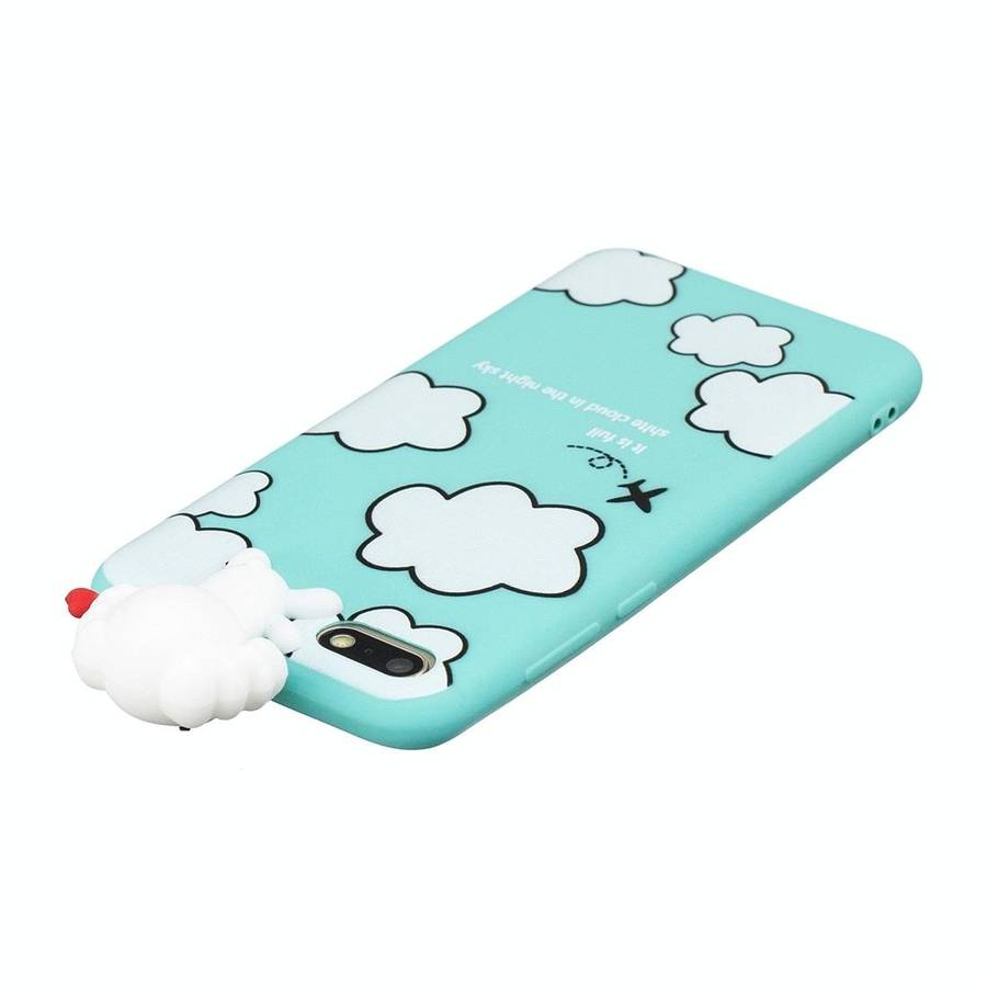 For Huawei Y5 (2018) Shockproof Cartoon TPU Protective Case(Clouds)