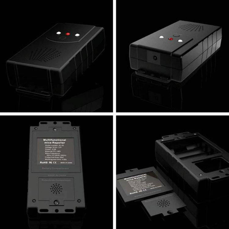 Ultrasonic Car Repeller Car Engine Compartment Electronic Repeller Micro-Light Wave Insect Repell...