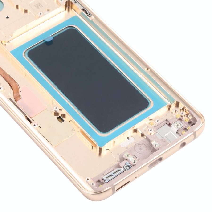 OLED LCD Screen for Samsung Galaxy S9+ SM-G965 Digitizer Full Assembly with Frame (Gold)