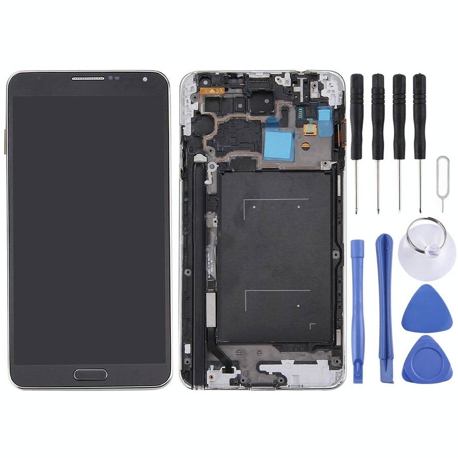 Original LCD Display + Touch Panel with Frame for Galaxy Note III / N900A / N900T(Black)