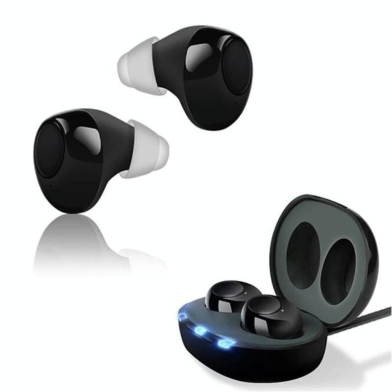 A39 Elderly Sound Amplifier Auxiliary Hearing Device Ear Bulb Concentrator Hearing Aid(White)