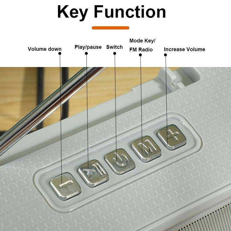 T&G TG280 Solar Power Charging Bluetooth Speakers with Flashlight, Support TF Card / FM / 3.5mm A...
