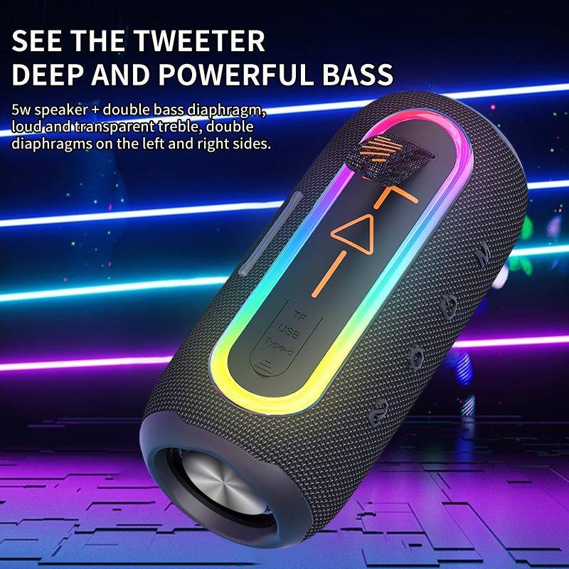 Flip6 Max Portable Wireless Bluetooth Speaker Outdoor Subwoofer(Black)
