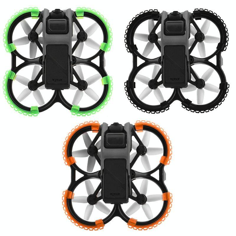 For DJI Avata BRDRC-9604 4pcs Drone Propeller TPU Protective Guard UAV Bumper Anti-collision Ring...