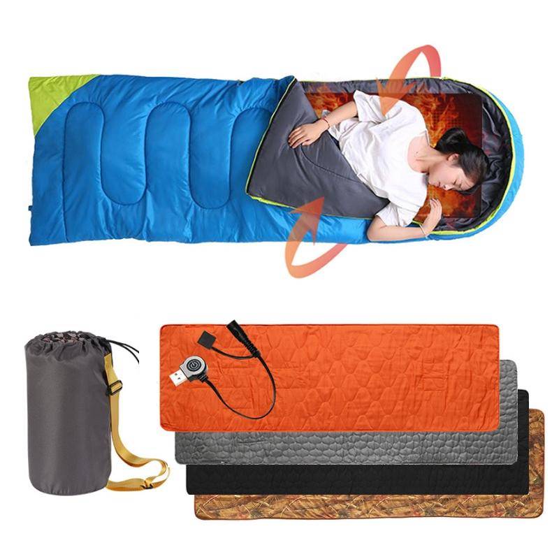 Winter Outdoor Camping Smart Portable Heating Sleeping Pad(Gray)