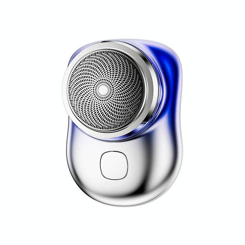 Electric Mini Shaver USB Rechargeable Waterproof Portable Razor(Gradient Blue)