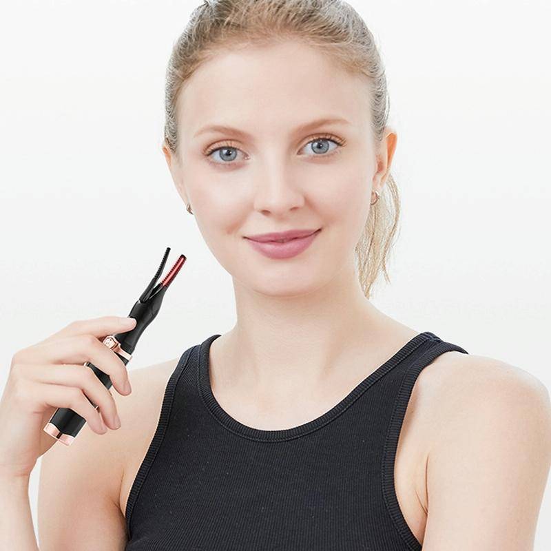 Long-Lasting Styling Smart Electric Eyelash Curler(White)