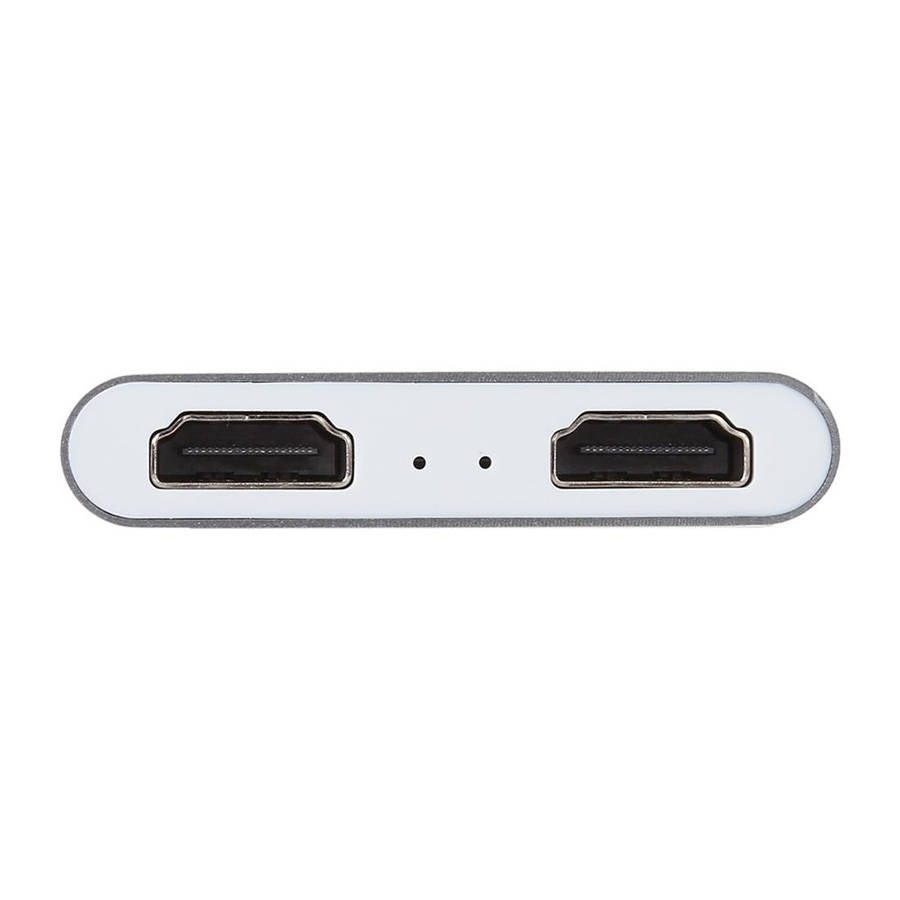 4K Ultra HD Dual HDMI Interface Output to USB-C / Type-C Adapter