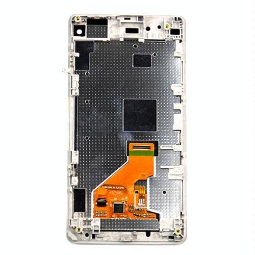 LCD Display + Touch Panel with Frame  for Sony Xperia Z1 Compact(White)