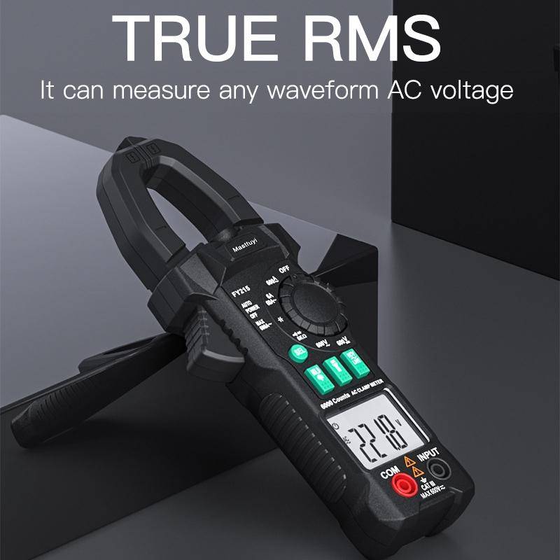 Mastfuyi FY215 High Precision Clamp Meter Multimeter AC/DC Digital Ammeter
