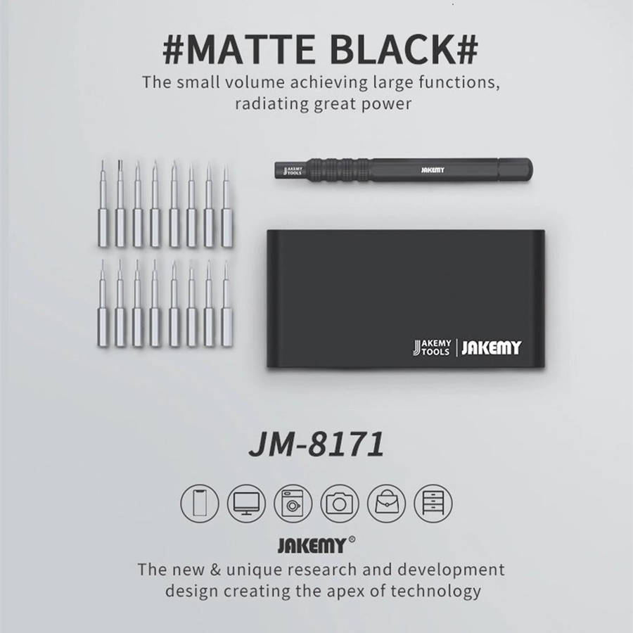 JAKEMY JM-8171 Professional Multifunctional Screwdriver Set Precision Hand Tools
