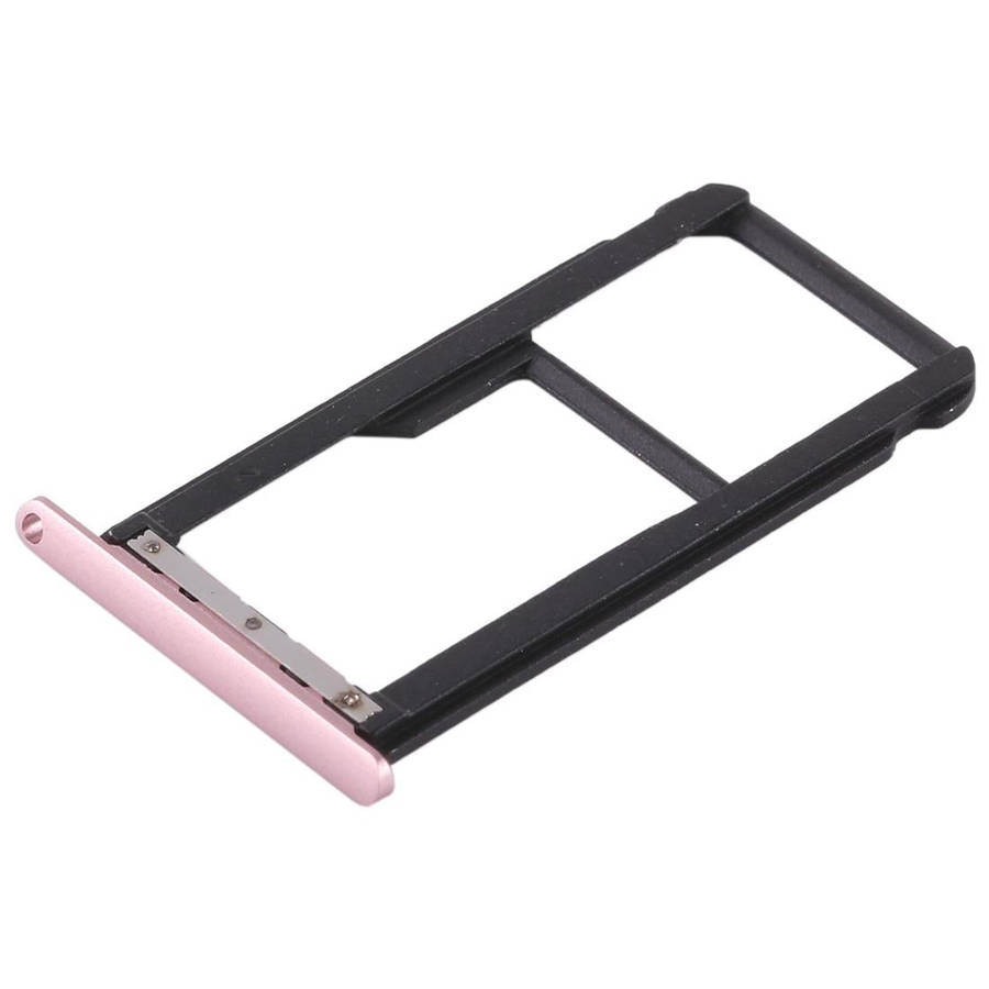 SIM Card Tray + SIM Card Tray / Micro SD Card Tray for Huawei Enjoy 6s (Pink)