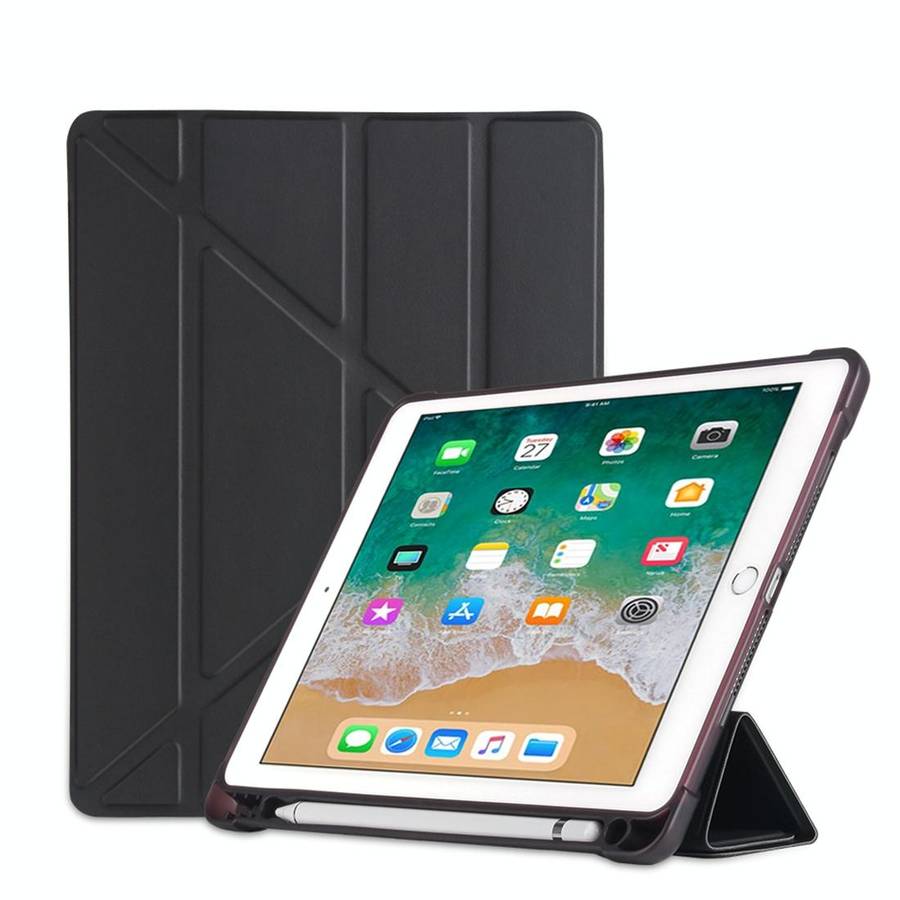 Multi-folding Shockproof TPU Protective Case for iPad 9.7 (2018) / 9.7 (2017) / air / air2, with ...