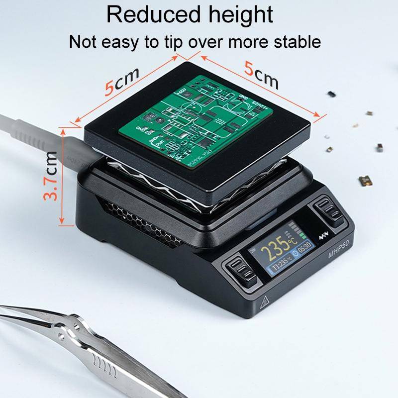 MINIWARE MHP50 Support PD/DC Power Supply 150W High Power Mini Thermostat Heating Station, Model: A5