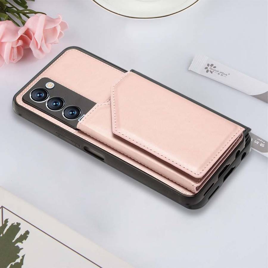 For Tecno Camon 18 Premier Skin Feel PU + TPU + PC Phone Case(Rose Gold)
