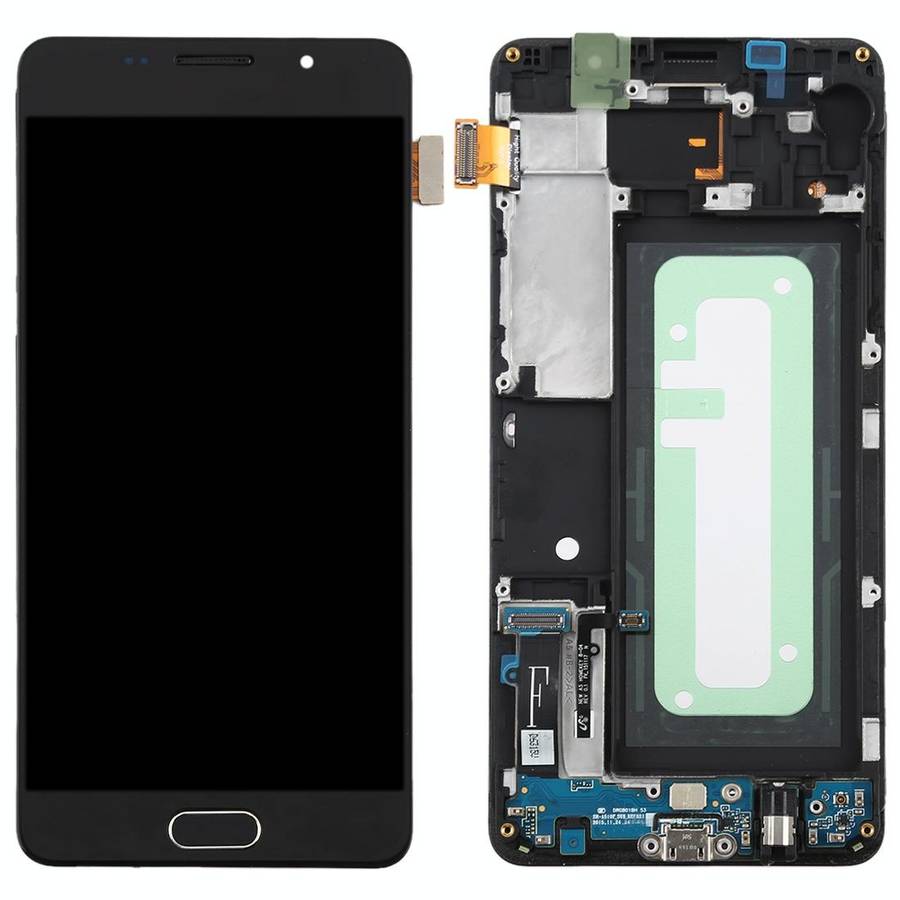 TFT LCD Screen for Galaxy A5 (2016) / A510F Digitizer Full Assembly with Frame (Black)