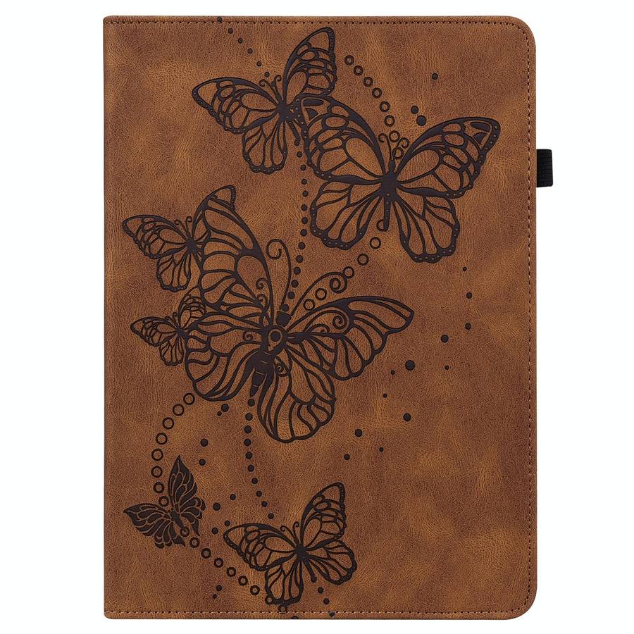 For Lenovo Tab M8 HD TB-8505F 8505X / M8 FHD 8.0 Embossed Butterfly Pattern Horizontal Flip Leath...
