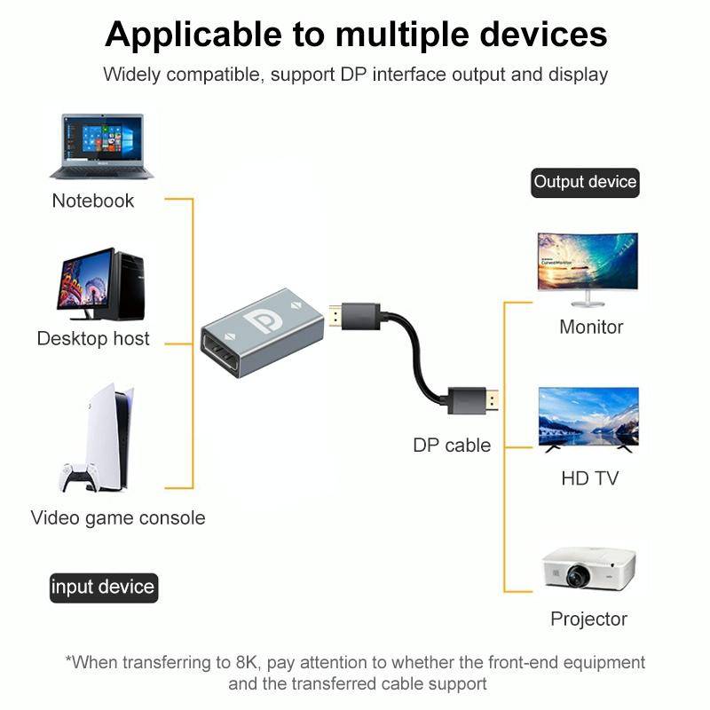 Display Port Female to Display Port Female Adapter