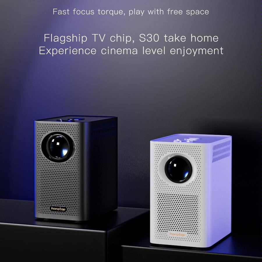 S30 Android System HD Portable WiFi Mobile Projector, Plug Type:AU Plug(Black)