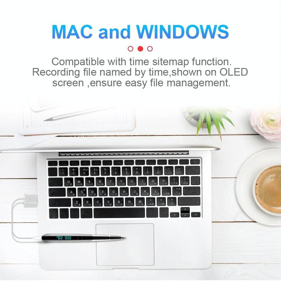Q9 AI Intelligent High-definition Noise Reduction Conference Recording Pen Voice Control Recorder...