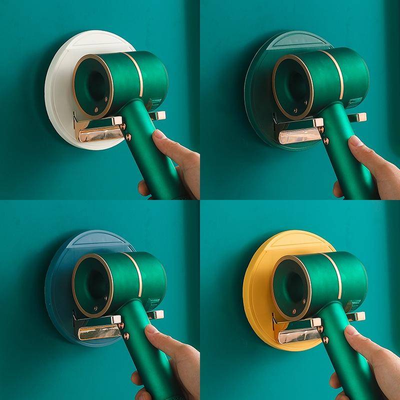 Bathroom Hair Dryer Storage Rack(White)