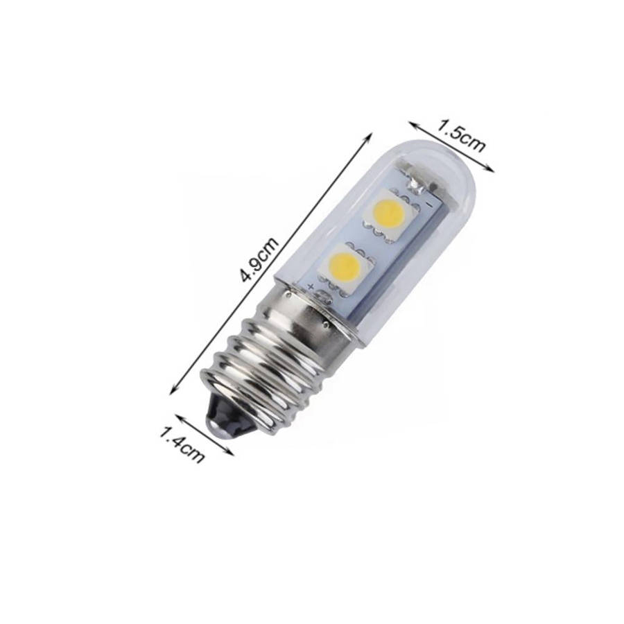 E14 screw light LED refrigerator light bulb 1W 220V AC 7 light SMD 5050 ampere LED light refriger...
