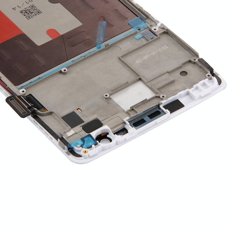 For OnePlus 3T Digitizer Full Assembly with Frame OEM LCD Screen (White)