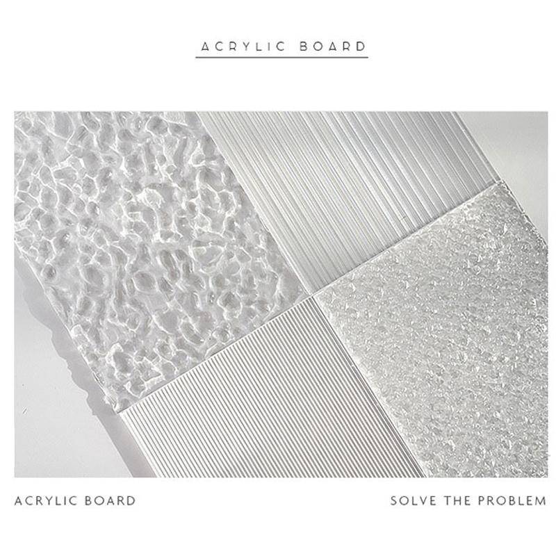 15 x 15cm Acrylic Texture Background Board Photo Props Background Decorative Geometric Ornaments(...