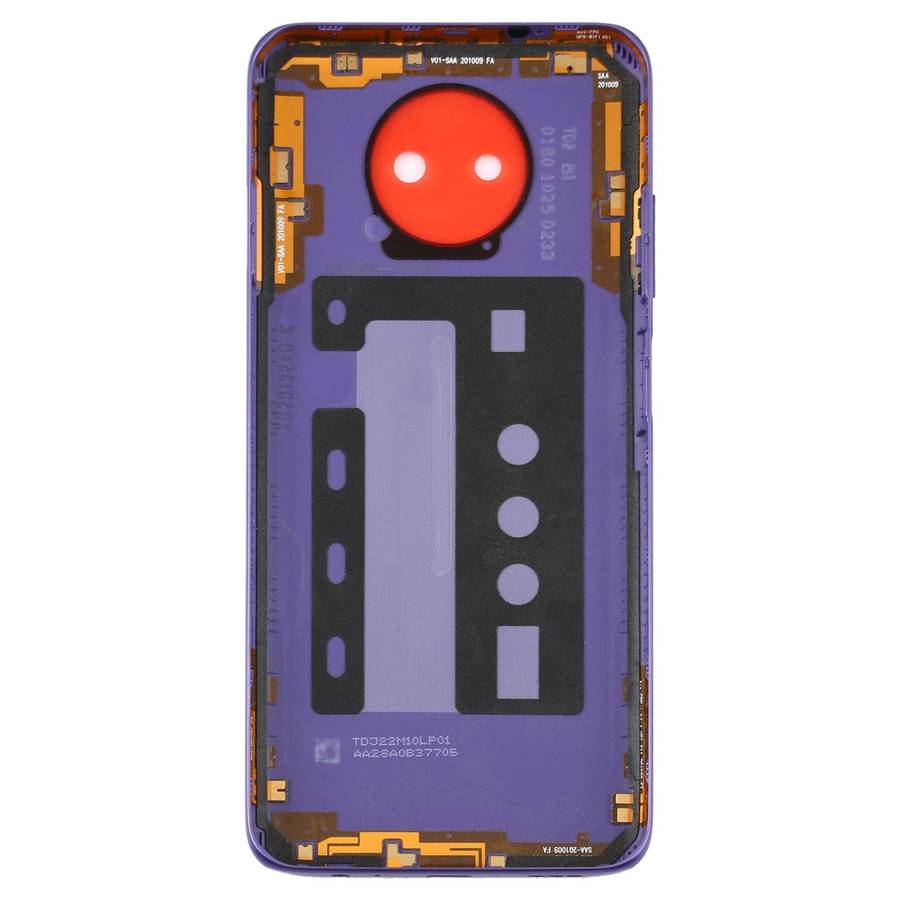 Original Battery Back Cover for Xiaomi Redmi Note 9 5G / Redmi Note 9T M2007J22G M2007J22C(Purple)