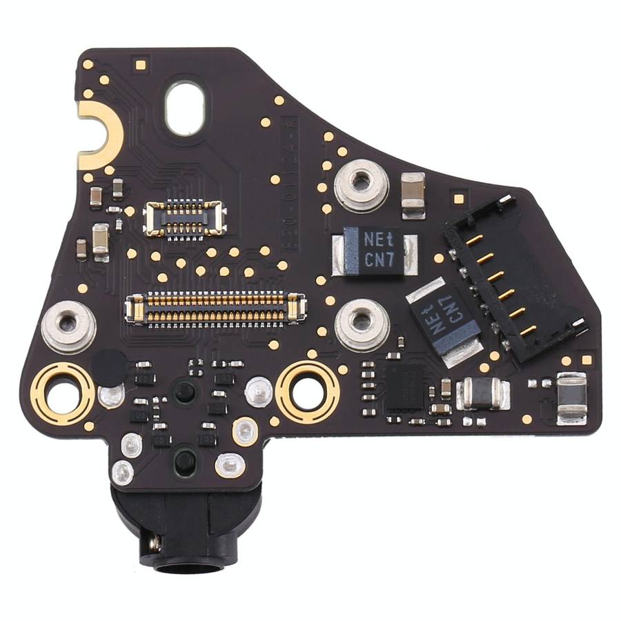 Audio Jack Board for MacBook Air Retina 13 inch A1932 (2018 / 2019) 820-01124-A 821-01528-A(Black)