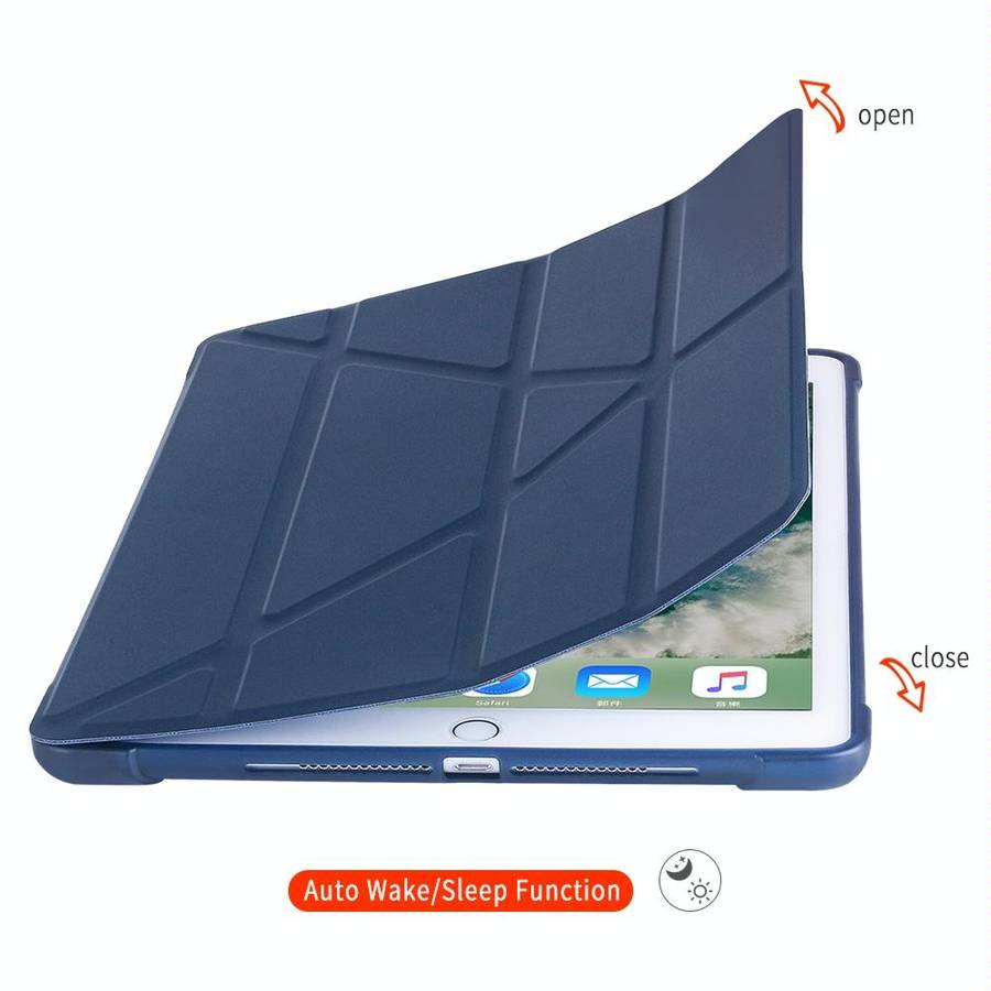 Multi-folding Shockproof TPU Protective Case for iPad 9.7 (2018) / 9.7 (2017) / air / air2, with ...
