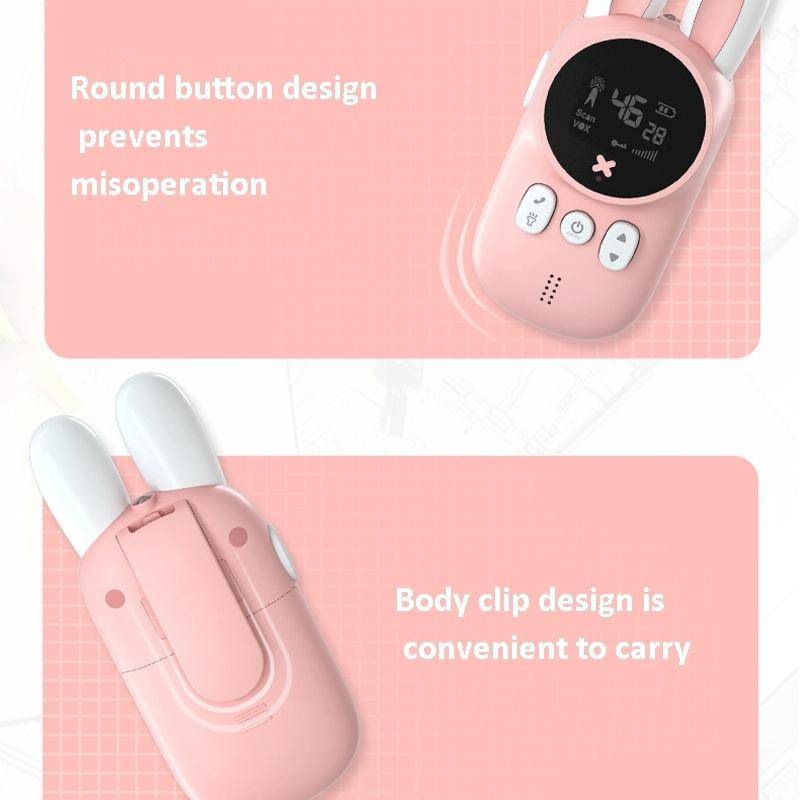 Children Voice Transmission Intercom Handheld Wireless Communication 3 Kilometers Parent-Child Ed...