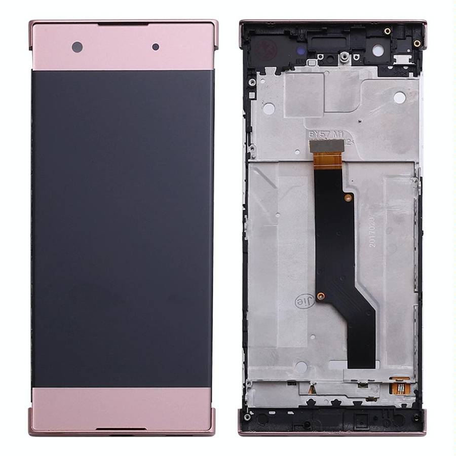 OEM LCD Screen for Sony Xperia XA1 G3112 G3116 G3121 Digitizer Full Assembly with Frame(Pink)