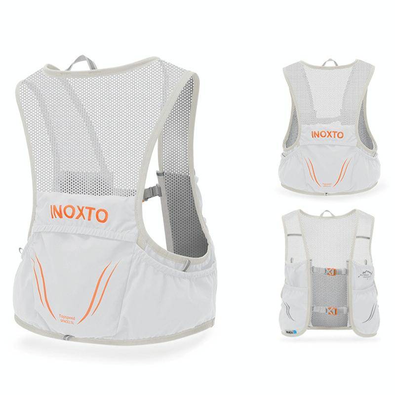 INOXTO Outdoor Cycling Off-Road Multifunctional Hydration Backpack, Size: Small(Light Gray With O...