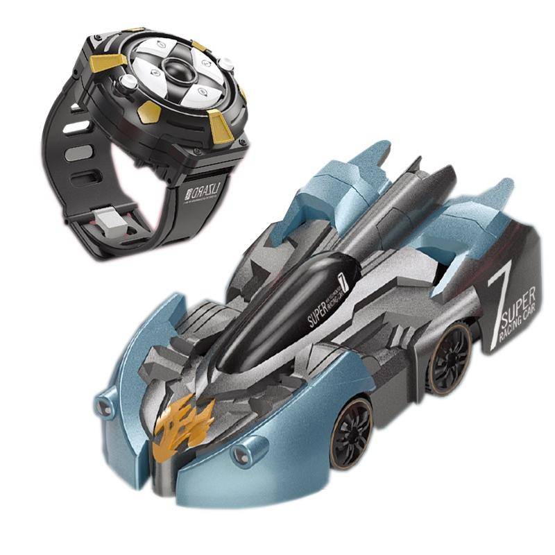 Remote Control Wall Climbing Car Mini Electric Remote Control Car Children Toy(Blue Lightning Wat...